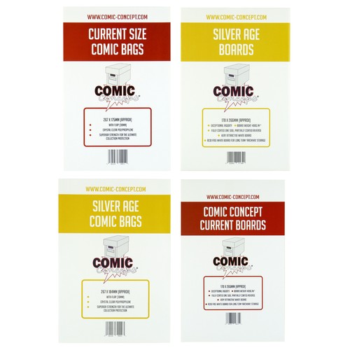 100 x comic concept bags - concept,