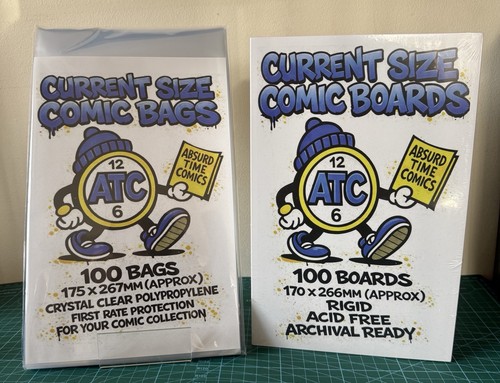 100 current size comic - current, bags