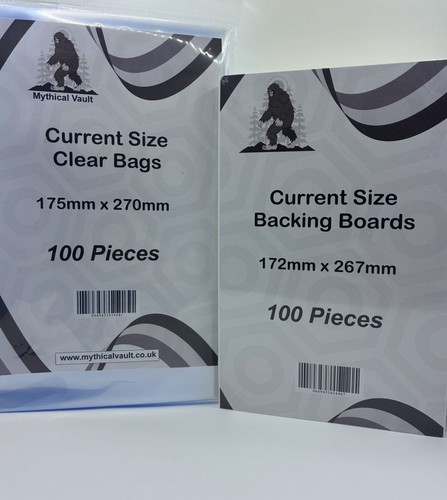 100 comic book bags and - comic, 24pt