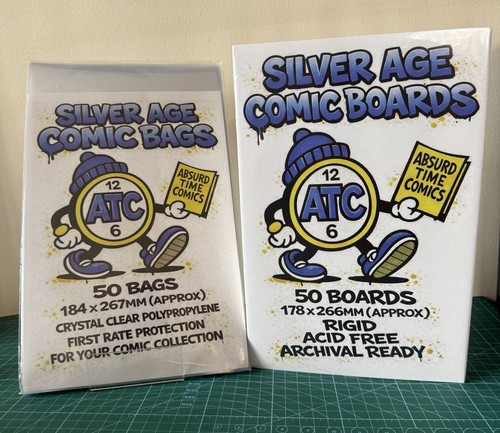Silver age bags and boards - 50,