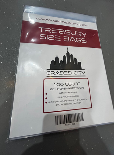 100 treasury size bags - treasury,