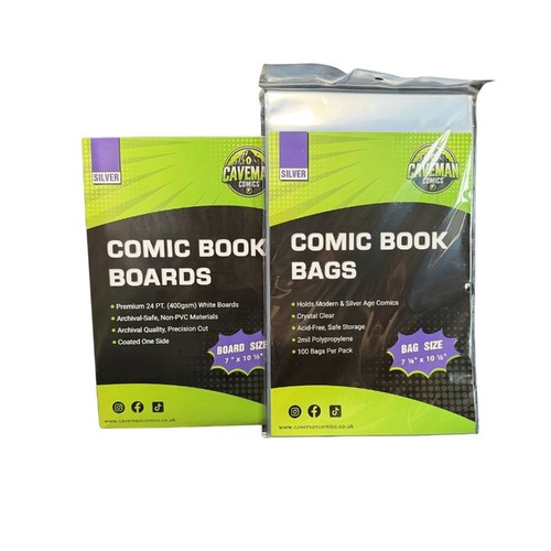 Silver age comic bags and - age,