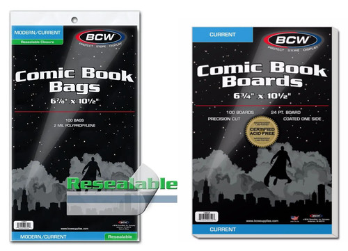 10x bcw resealable - 10x,