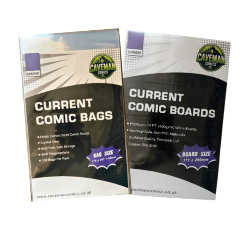 Modern comic bags and - comic, backing